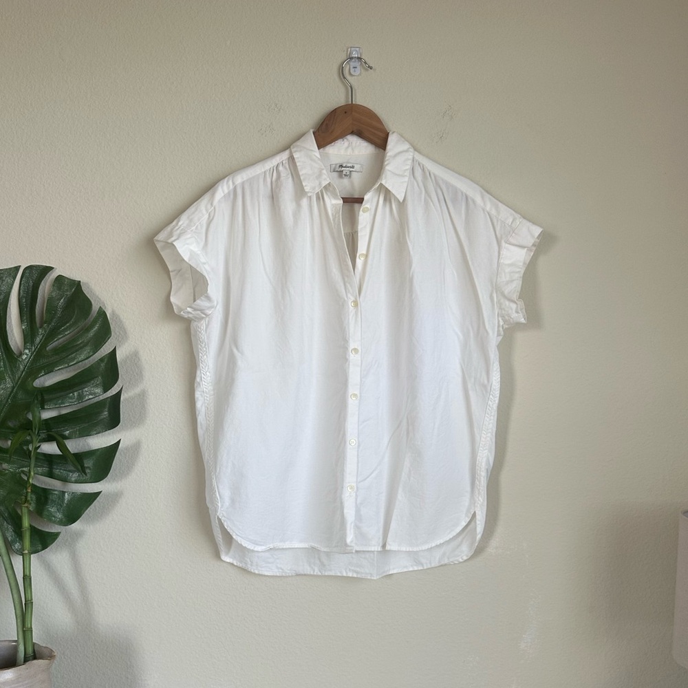 Madewell Cap-Sleeve A-Line Top